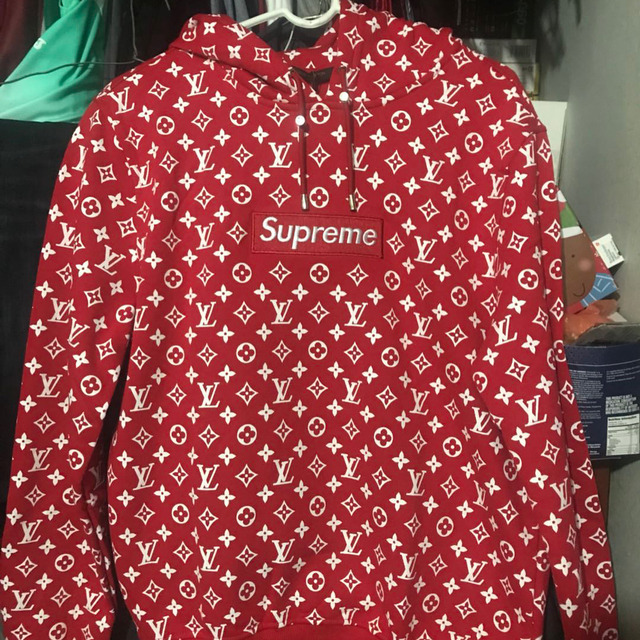 Exposing fake Supreme x Louis Vuitton hoodie Supreme X Louis Vuitton hoodie  legit check fake Supreme  YouTube