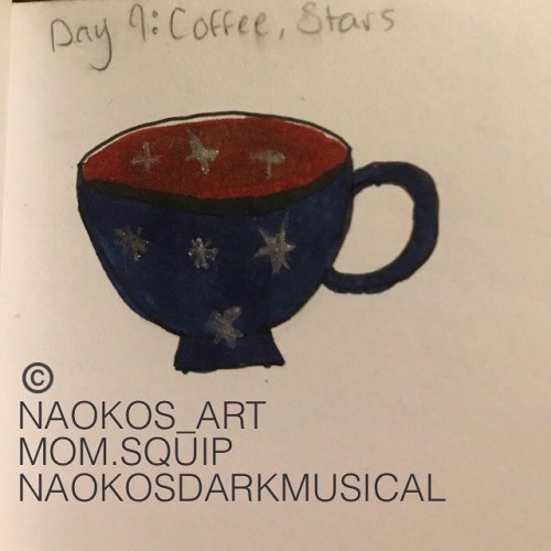 Inktober2018 Day 9: Coffee & Stars