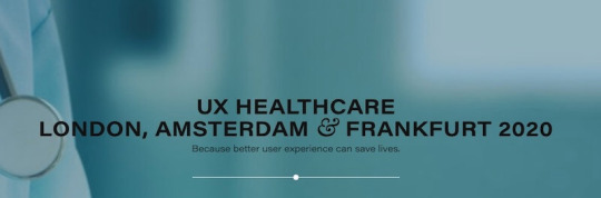 UX Healthcare London 2020