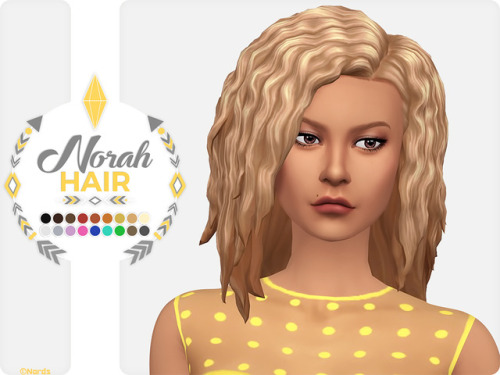 nords-sims:Norah Hair:Hello guys! This hair has been requested...