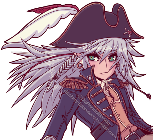 destiny-islanders:Aaaand here’s pirate Riku! Now the whole...