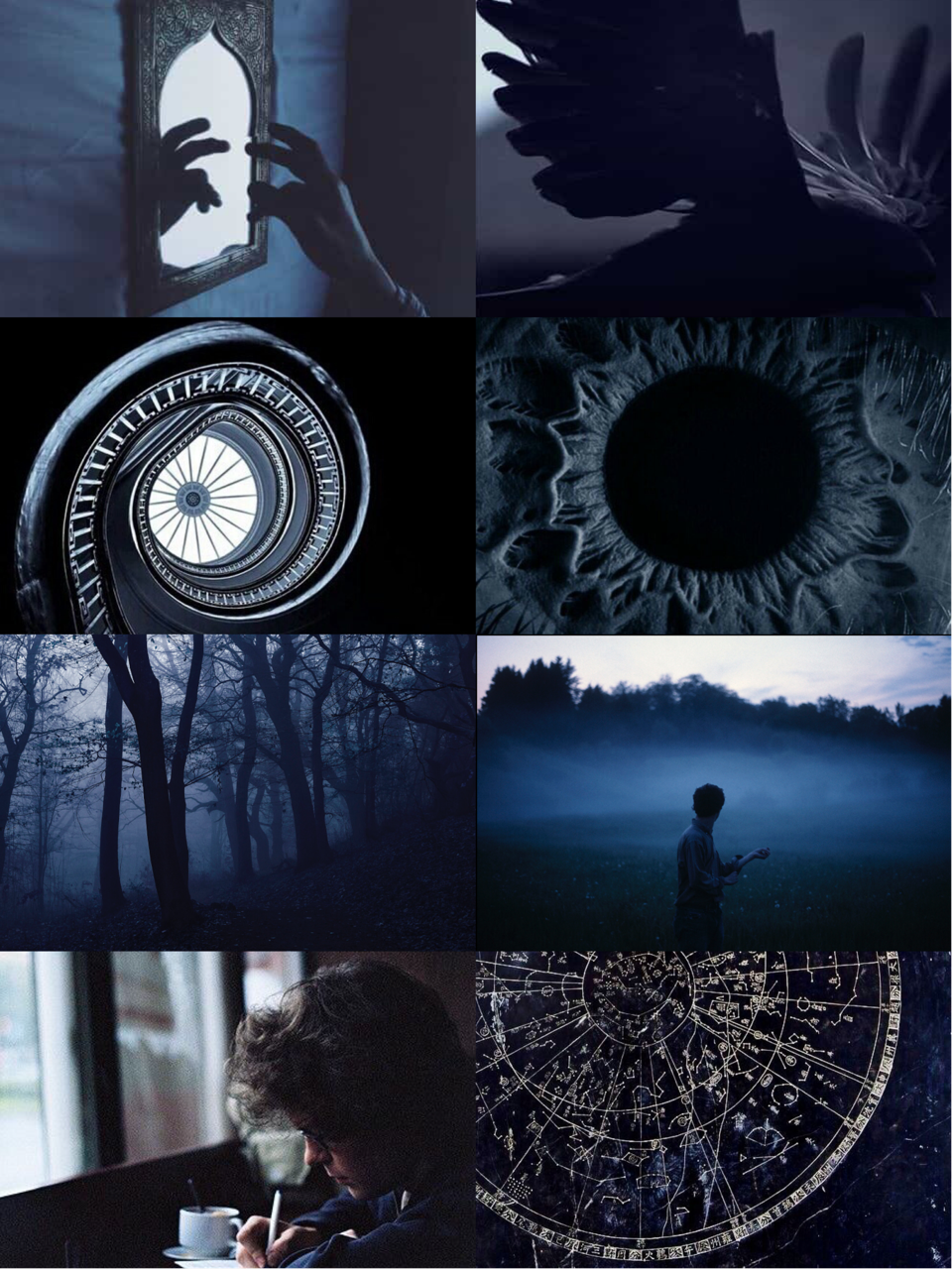 Zodiac & MBTI Aesthetics —  REQUEST  Scorpio Sun/Gemini rising/Aquarius...