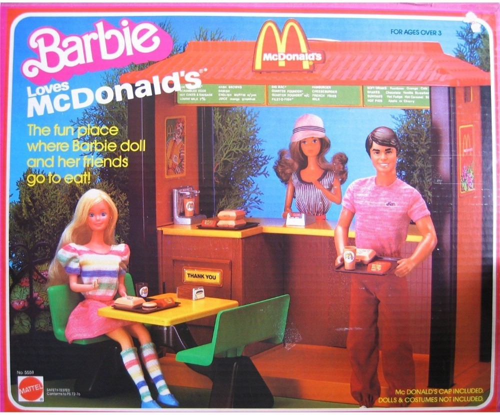 mattel mcdonalds playset