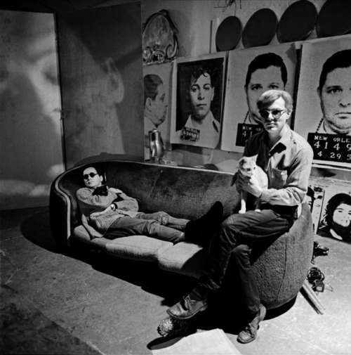 jonasgrossmann:bruce davidson… andy warhol with robert indiana...