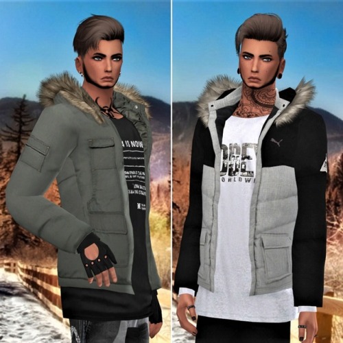 sani-sims4: Lookbook #Winter Jackets *Jacket... - Dopecherryblossomheart