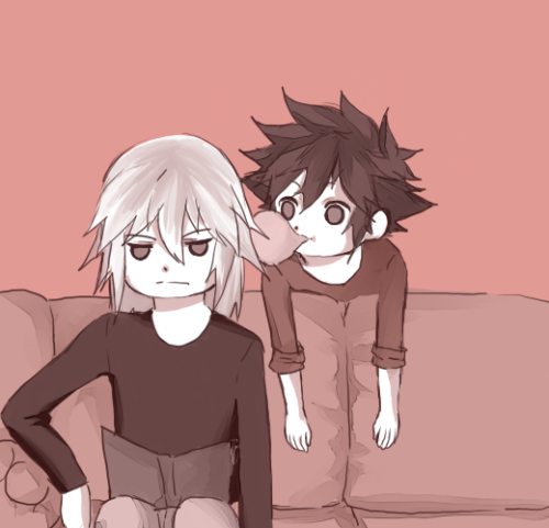 vani-e:And thats why Riku has short hair now…Sorry, long...