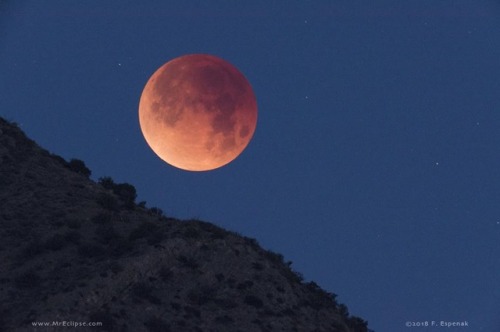 just–space:Moonset Eclipse : Near the closest point in...