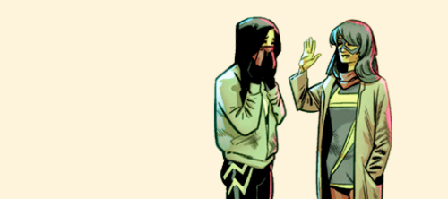 robihn:Cindy Moon and Kamala Khan in The Totally Awesome Hulk...