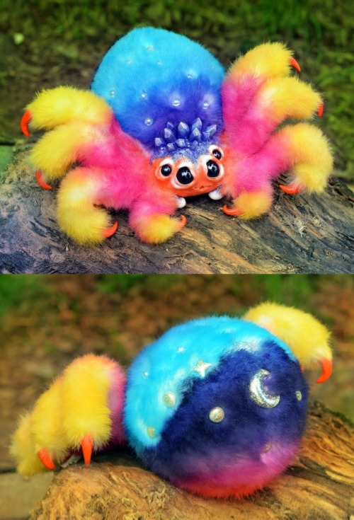 sosuperawesome:Fluffy SpidersAlvamade Toys on EtsySee our...