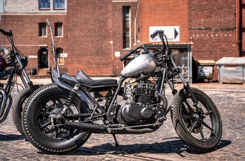 2 years ago we build this nice #Kawasaki #Z440 #Chopper - just...
