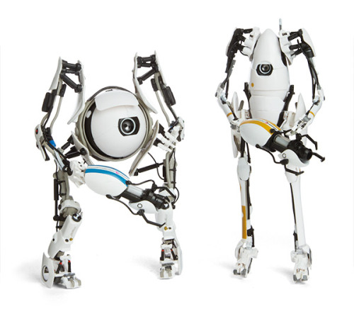 Portal 2 Atlas and P-Body Figures