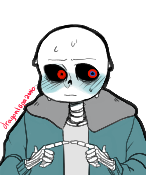 Ever At Your Side, I had the urge to sketch Murder Sans really cute...