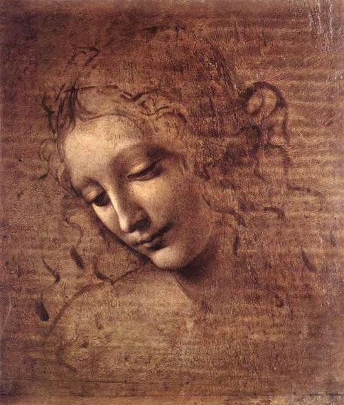 modijeanne:Female Head, (La Scapigliata) 1508 c. - Leonardo da...