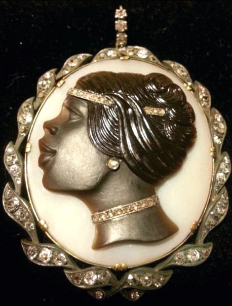 medievalpoc:Cameos featuring detailed profiles of Black men and...