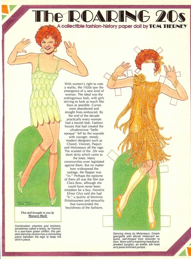 Paper Dolls as Fashion History — TOM TIERNEY TUESDAY! History of