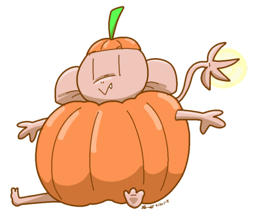 mister-saturn-draws-things:The great pumpkinShe sits she...