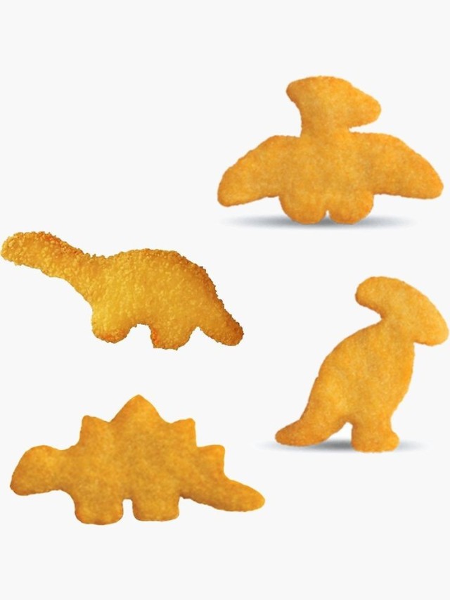 Download Dinosaur Chicken Nuggets Meme PNG