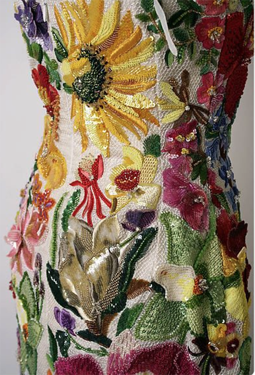 BEAUTY BEHOLDER'S EYE | Embroidery by the American designer Todd Oldham﻿