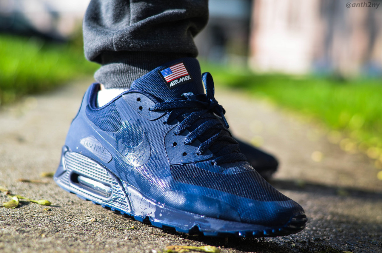 Nike Air Max 90 Hyperfuse 'Independence Day' Navy ...