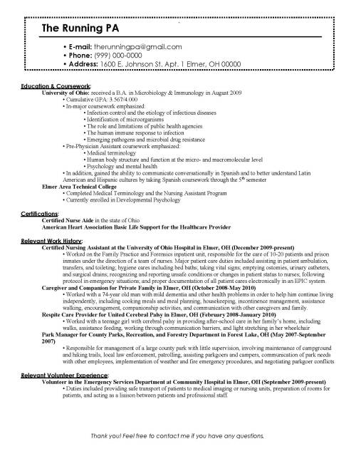 another word for running reports in resume