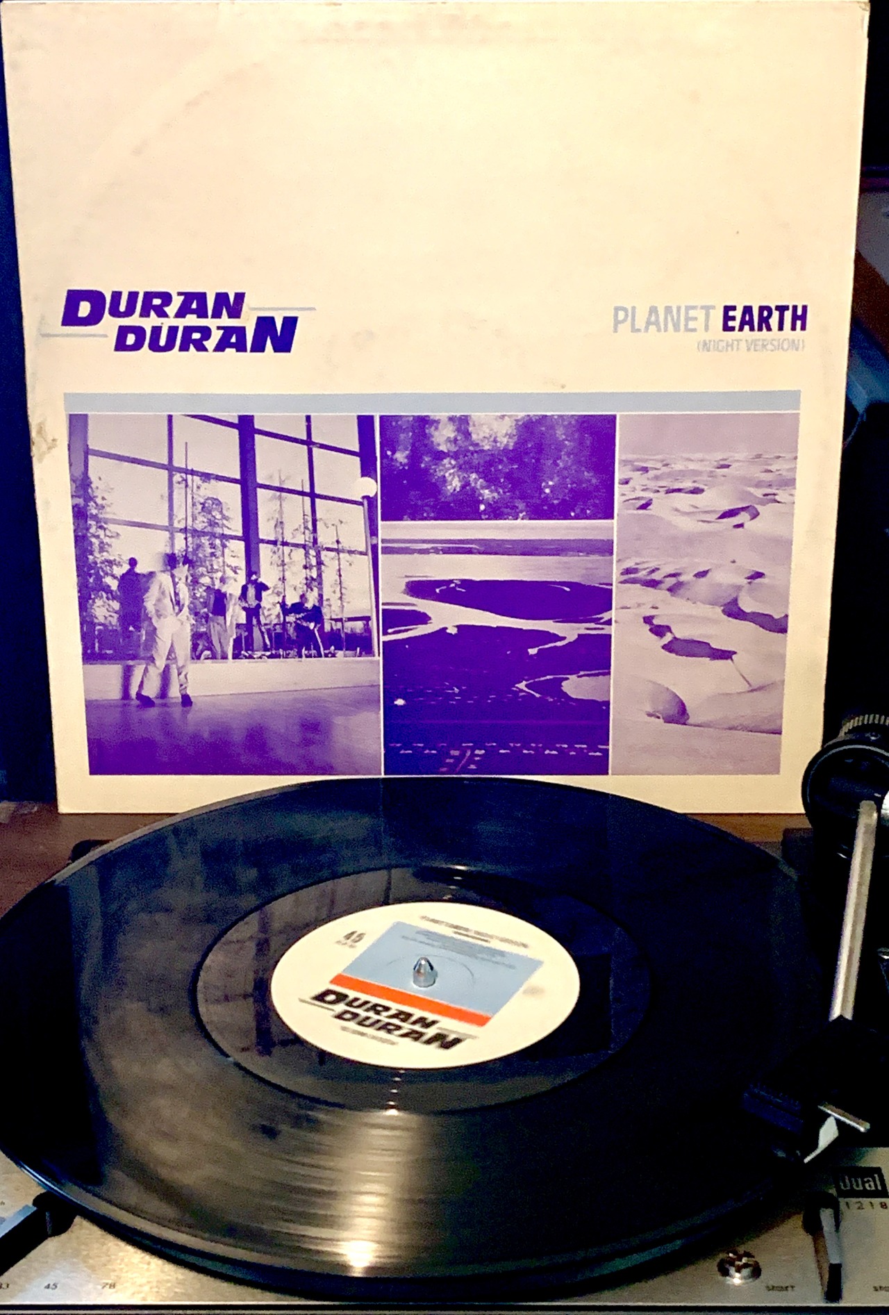 7 Vinyl Record Wall Clock Planet Earth Duran Duran 