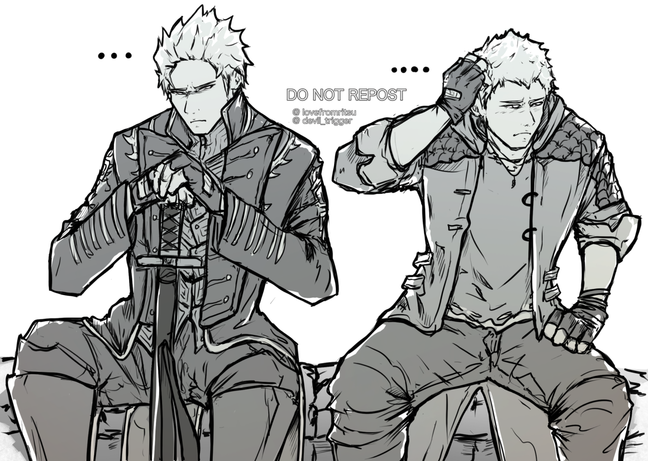 Show me your Motivation Vergil. Where is your Motivation Vergil. Jetstream Sam x Vergil. Vergil Yaoi.