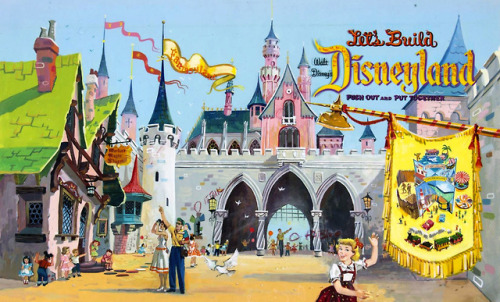 adventurelandia:Let’s Build Disneyland (1956) original artwork