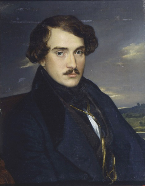 history-of-fashion:1837 Vasily Tropinin - Portrait of Alexander...