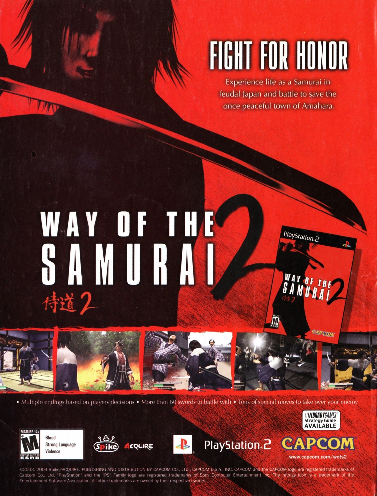 way of the samurai 1 ps2 us version all endings