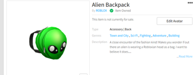 Alien Backpack Tumblr