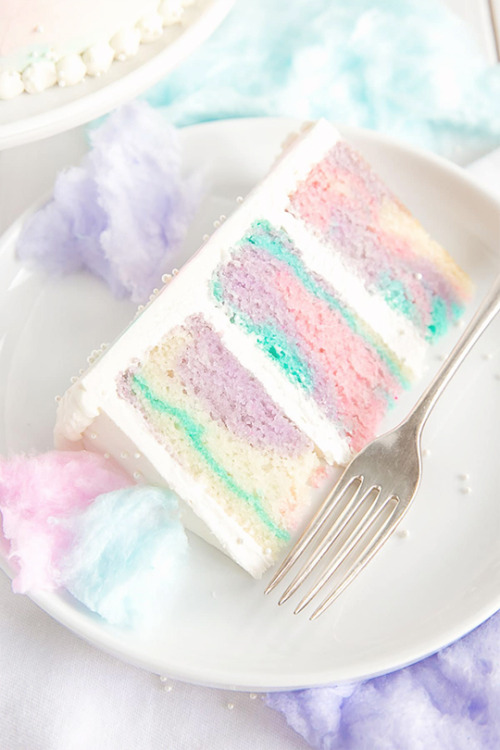 ari-kanon:Cotton Candy Cake