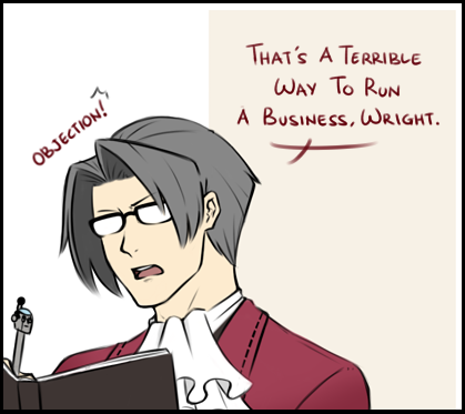 yeoswitchy:Edgeworth being Edgeworth //