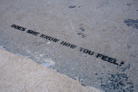 snortdrugs:Sidewalk Psychiatry, Candy Chang 