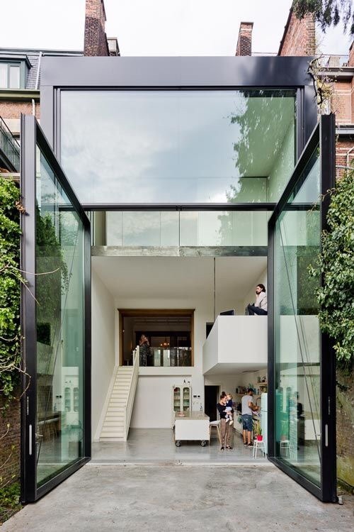 fineinteriors:Town House in Antwerp, Belgium by Sculp[IT]...