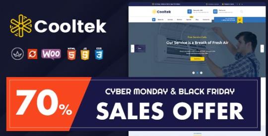 CoolTek v1.0.0 - Air Conditioning Services WordPress Theme Nulled