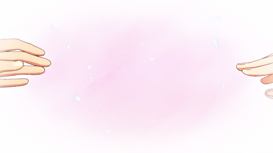 Anime hand holding gif