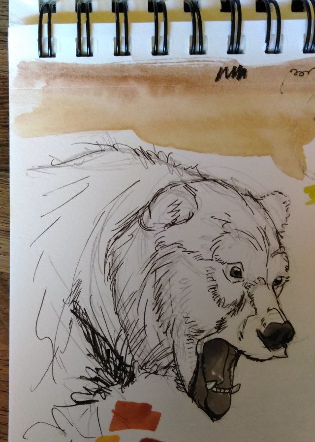 ArtistinTraining — More bear practice.......following