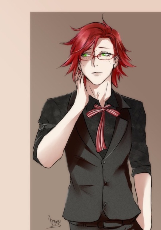 Short Hair Grell Sutcliff Fanart