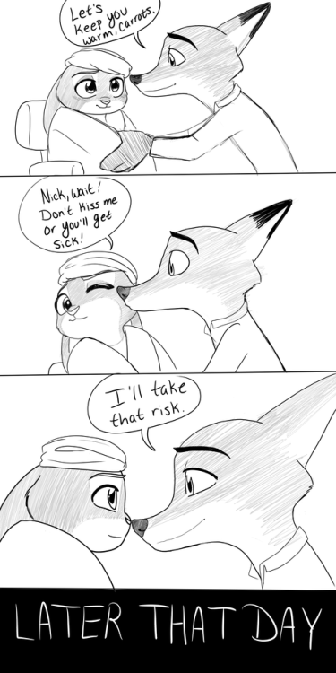 foxefuel:lilas-fandomworld:A little comic inspired by the...