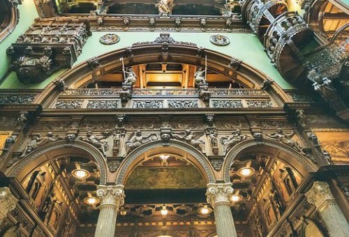 steampunktendencies:Peles Castle interior, built between 1873...