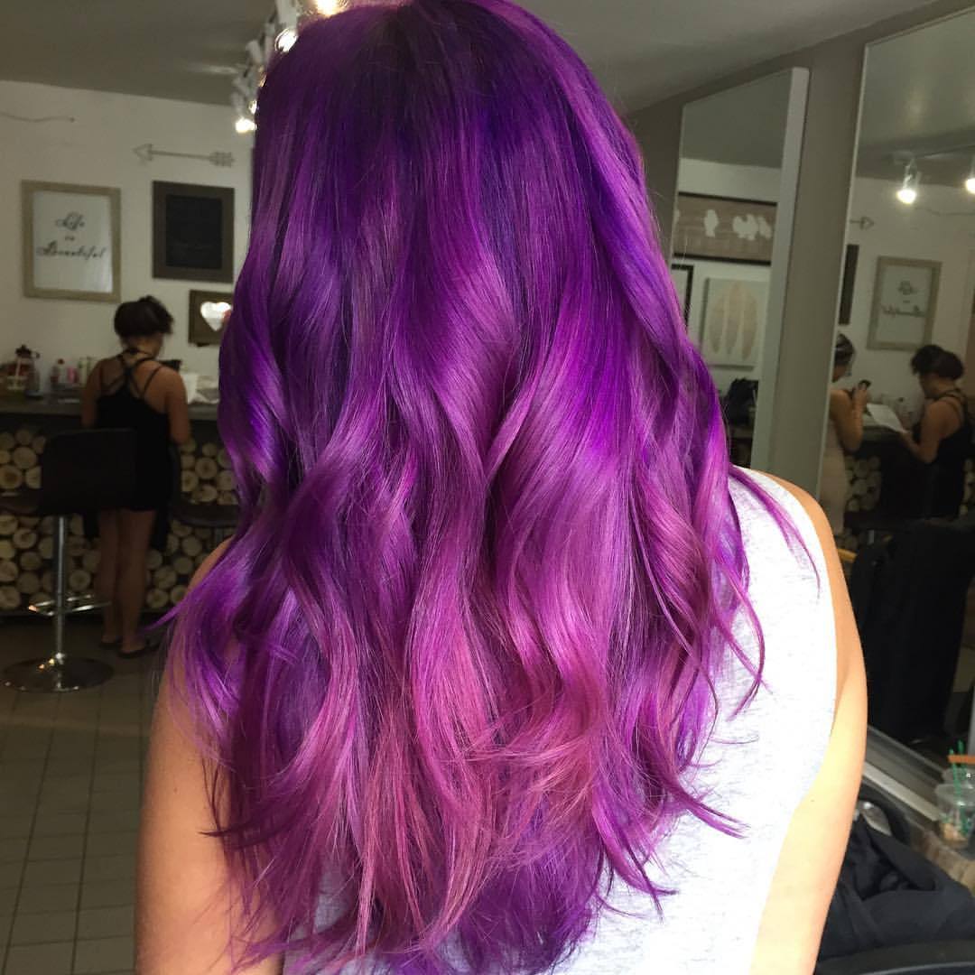 Ombres Blondes And Balayage Mermaid Hair Purple Purplehair