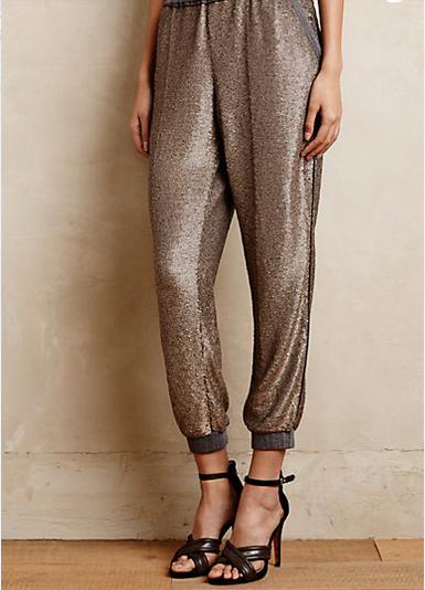 sequin sweatpants