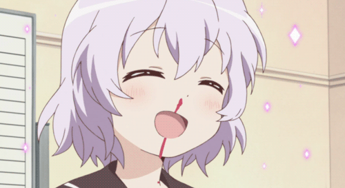 anime nosebleed on Tumblr