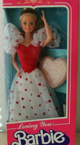 love heart barbie 1980s