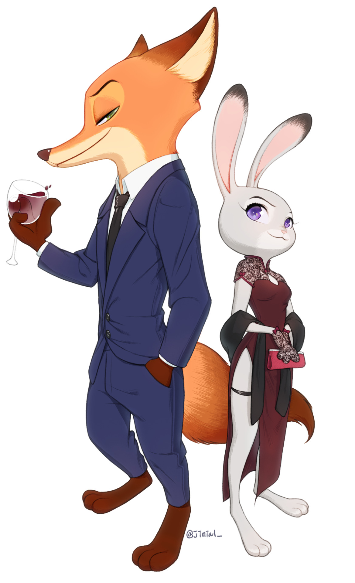 Stylish Nick And Judy Original Artist Jinial Rzootopia