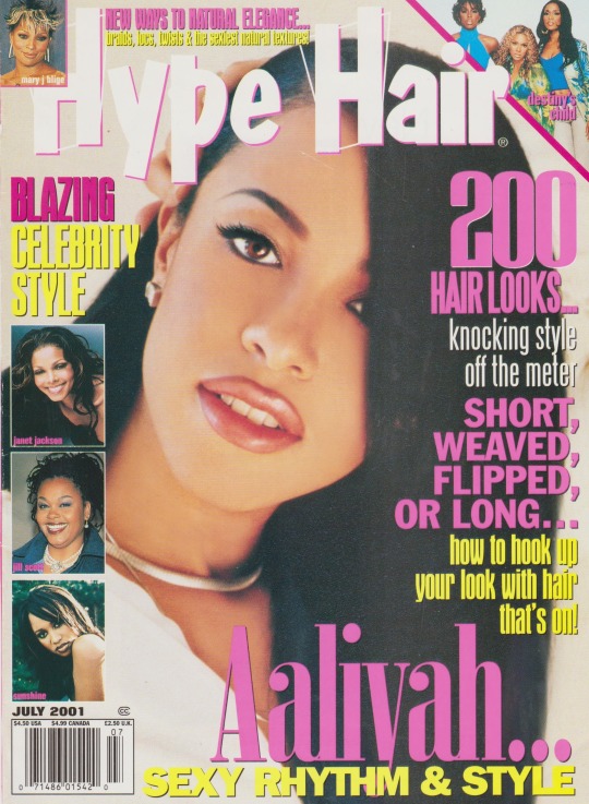 TB: Aaliyah covers 'Hype Hair' Magazine | Lipstick Alley