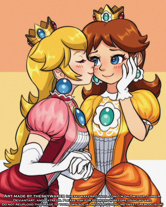 Peach and ivy