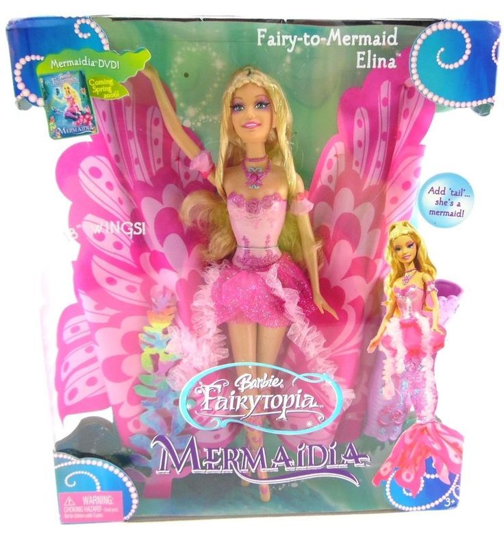 barbie fairytopia mermaidia elina doll