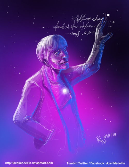 axelmedellin:Daily sketch 24 jan 2018RIP Ursula K Le Guin