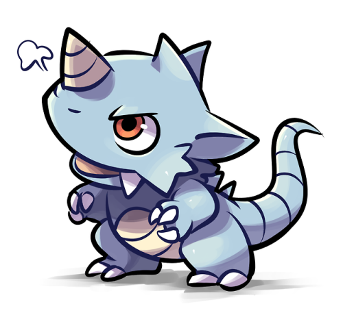 daily-rhydon:pocket-sized Rhydon, for your pocket-sized Rhydon...